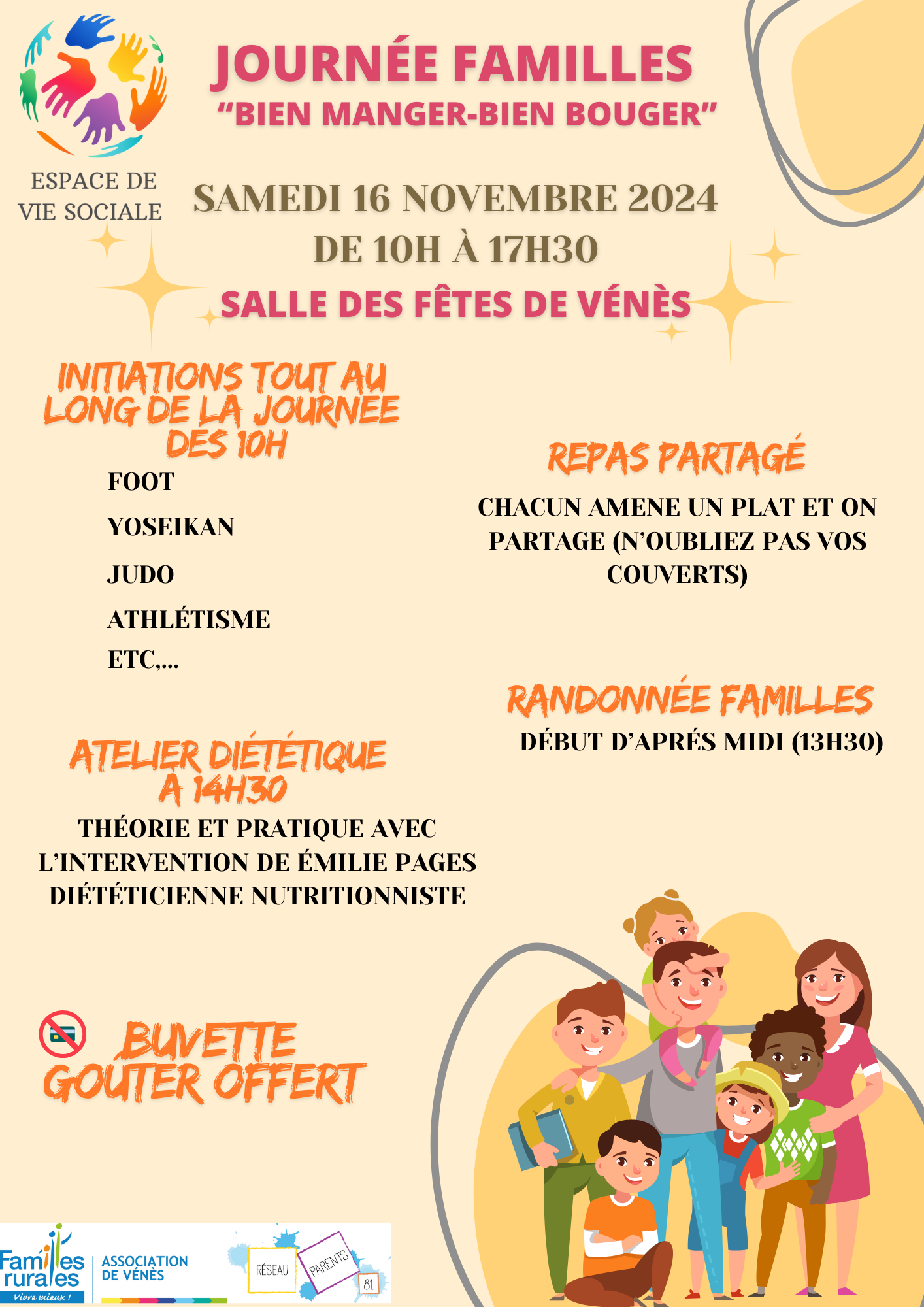Journée familles 16 Novembre 2024