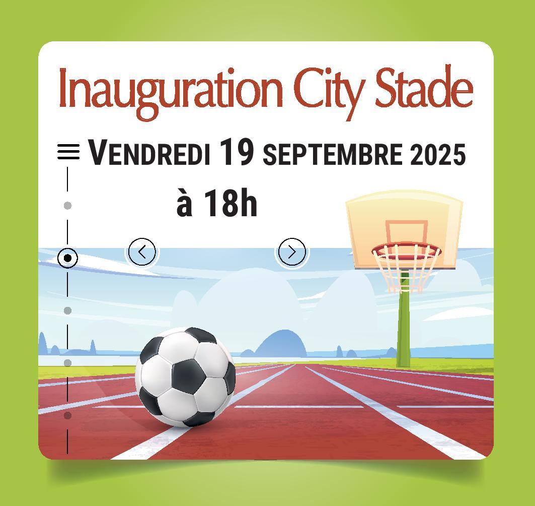 Inauguration city stade