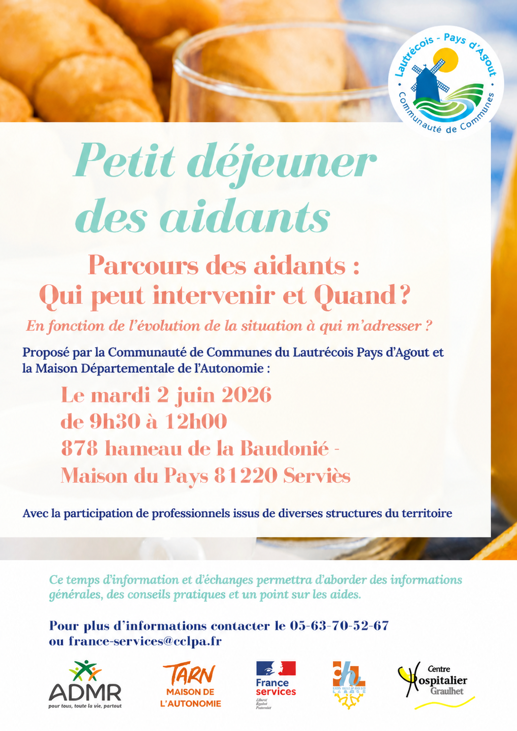 Petit déjeuner des aidants - 2 juin 2026