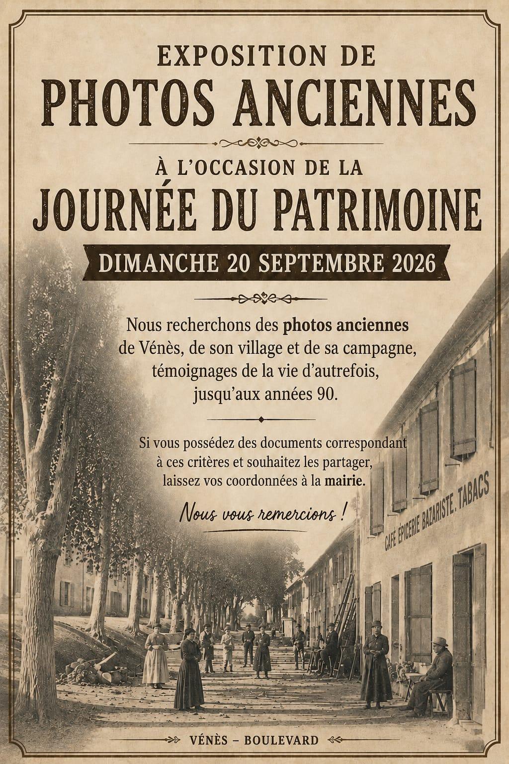 Recherche photos anciennes de Vénès