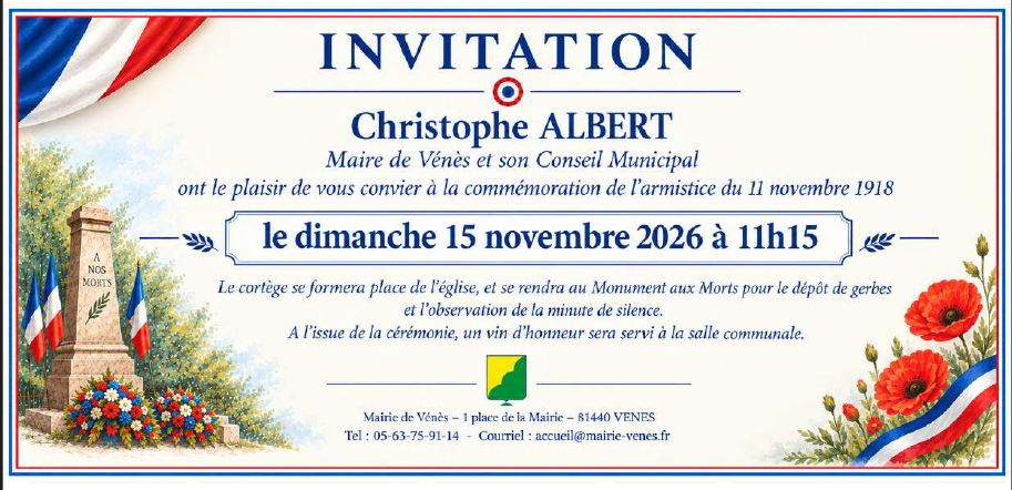 Commémoration armistice