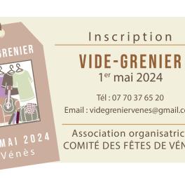 inscription vide-grenier 2024