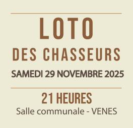 Loto chasseurs 2025