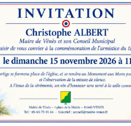 Commémoration armistice